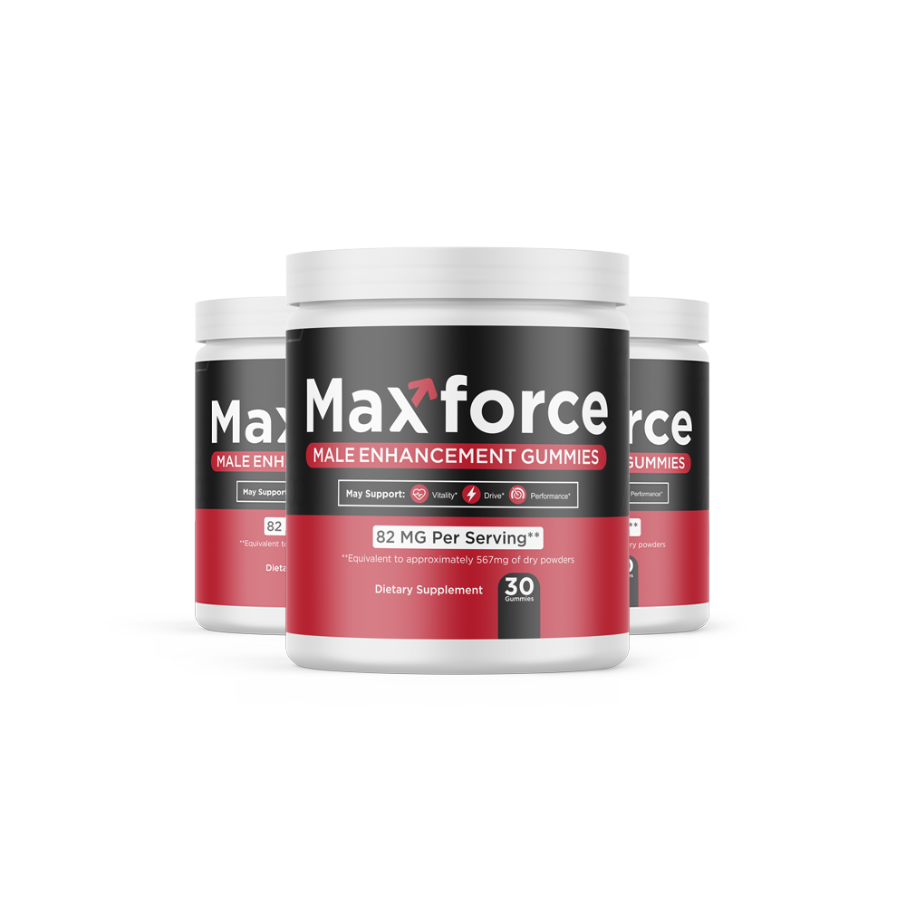 Max Force supplement bottle